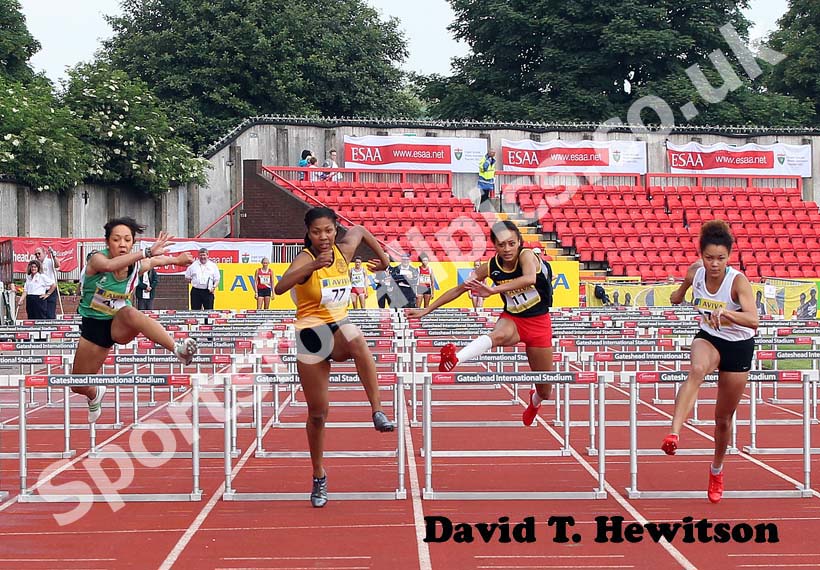 Shirin Irving 80 metres hurdles.